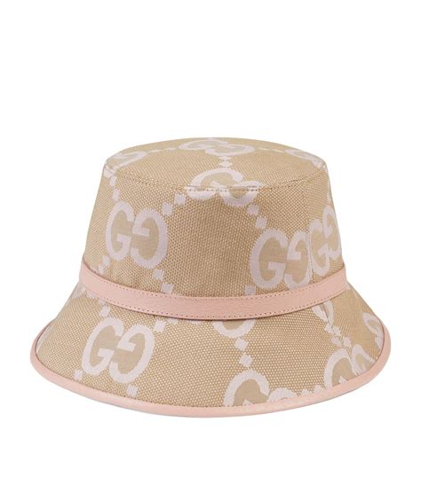 pink bucket hat gucci